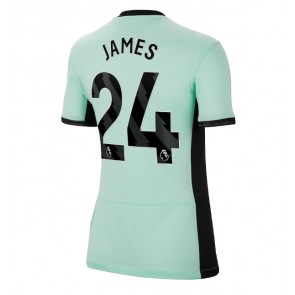 Chelsea Reece James #24 Dámské Alternativní Dres 2023-24 Krátký Rukáv